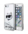 Karl Lagerfeld KLHCI8LNHCCS iPhone 7/8/ SE 2020/2022 silver/silver hardcase Glitter Choupette Head