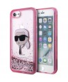 Karl Lagerfeld KLHCI8LNKHCP iPhone 7/8/ SE 2020/2022 pink/pink hardcase Glitter Karl Head