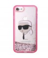 Karl Lagerfeld KLHCI8LNKHCP iPhone 7/8/ SE 2020/2022 pink/pink hardcase Glitter Karl Head