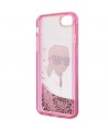 Karl Lagerfeld KLHCI8LNKHCP iPhone 7/8/ SE 2020/2022 pink/pink hardcase Glitter Karl Head