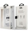 Karl Lagerfeld KLHCP12MLNHCCS iPhone 12/ 12 Pro 6.1" silver/silver hardcase Glitter Choupette Head