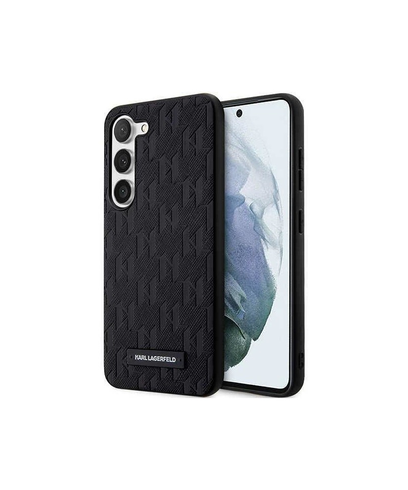 Karl Lagerfeld KLHCS23MSAKLHPK S23+ S916 hardcase black/black Saffiano Mono Metal Logo