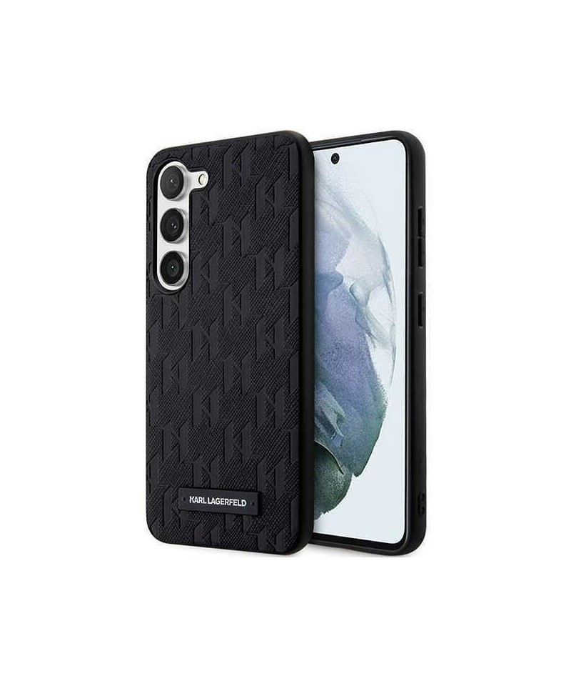 Karl Lagerfeld KLHCS23SSAKLHPK S23 S911 hardcase black/black Saffiano Mono Metal Logo