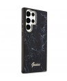 Guess GUHCS23LPCUMAK S23 Ultra S918 black/black hardcase Marble