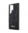 Guess GUHCS23LPCUMAK S23 Ultra S918 black/black hardcase Marble