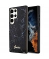 Guess GUHCS23LPCUMAK S23 Ultra S918 black/black hardcase Marble