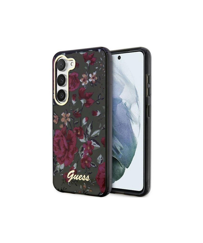 Guess GUHCS23MHCFWSA S23+ S916 green/kaki hardcase Flower Collection