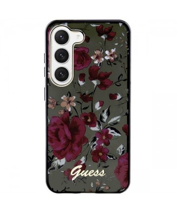 Guess GUHCS23MHCFWSA S23+ S916 green/kaki hardcase Flower Collection