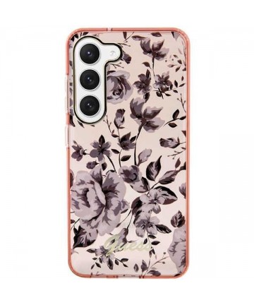 Guess GUHCS23MHCFWSP S23+ S916 pink/pink hardcase Flower Collection
