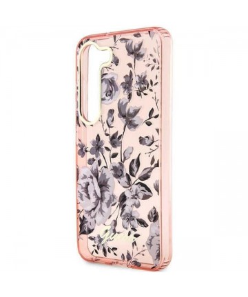 Guess GUHCS23MHCFWSP S23+ S916 pink/pink hardcase Flower Collection