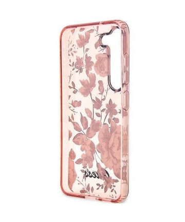 Guess GUHCS23MHCFWSP S23+ S916 pink/pink hardcase Flower Collection
