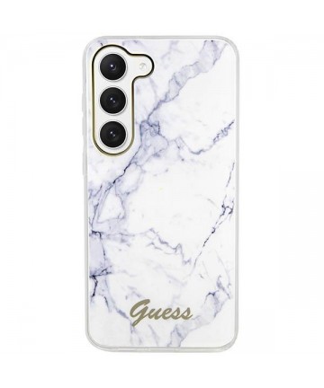 Guess GUHCS23MPCUMAH S23+ S916 white/white hardcase Marble