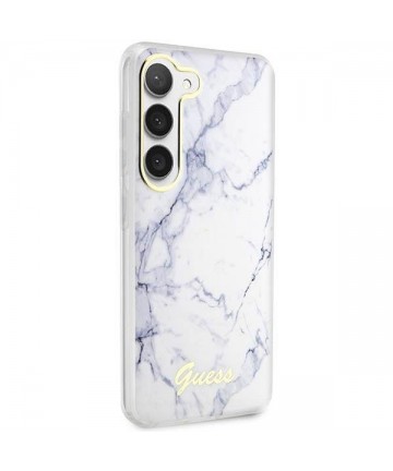 Guess GUHCS23MPCUMAH S23+ S916 white/white hardcase Marble