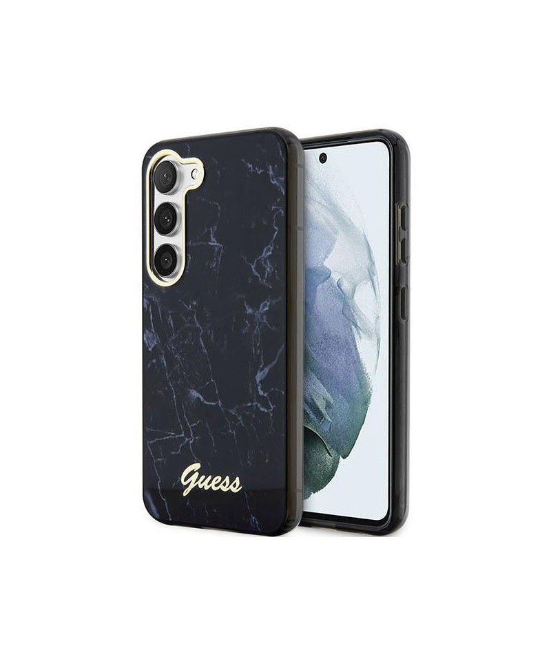 Guess GUHCS23MPCUMAK S23 +S916 black/black hardcase Marble