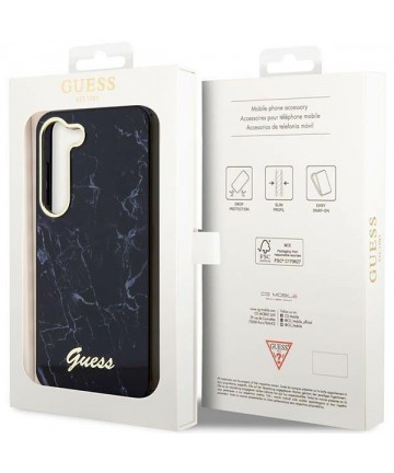 Guess GUHCS23MPCUMAK S23 +S916 black/black hardcase Marble