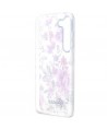 Guess GUHCS23SHCFWST S23 S911 white/white hardcase Flower Collection