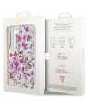 Guess GUHCS23SHCFWST S23 S911 white/white hardcase Flower Collection