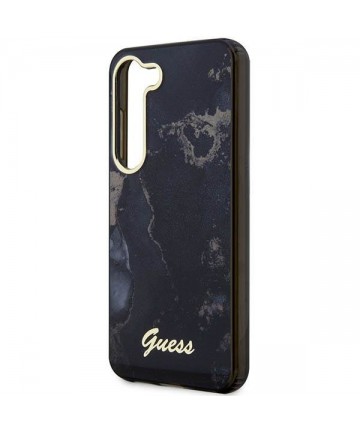 Guess GUHCS23SHTMRSK S23 S911 black/black hardcase Golden Marble Collection