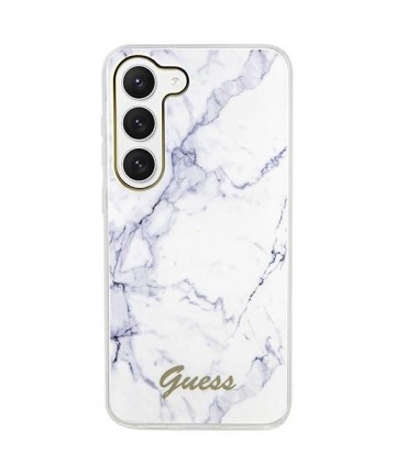 Guess GUHCS23SPCUMAH S23 S911 white/white hardcase Marble