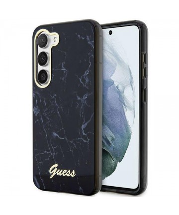Guess GUHCS23SPCUMAK S23 S911 black/black hardcase Marble