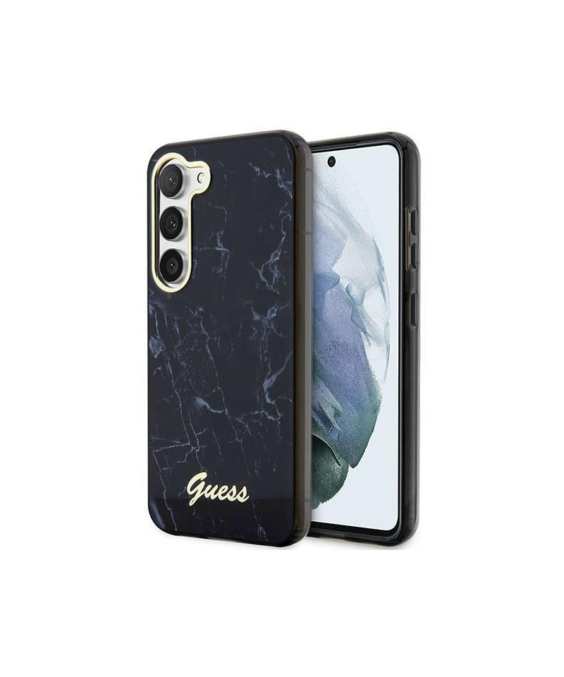 Guess GUHCS23SPCUMAK S23 S911 black/black hardcase Marble