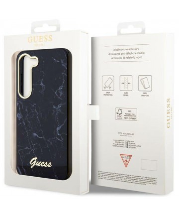 Guess GUHCS23SPCUMAK S23 S911 black/black hardcase Marble