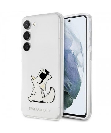 Karl Lagerfeld KLHCS23MCFNRC S23+ S916 transparent hardcase Choupette Fun