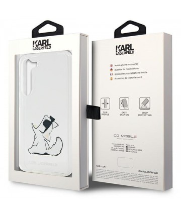 Karl Lagerfeld KLHCS23MCFNRC S23+ S916 transparent hardcase Choupette Fun