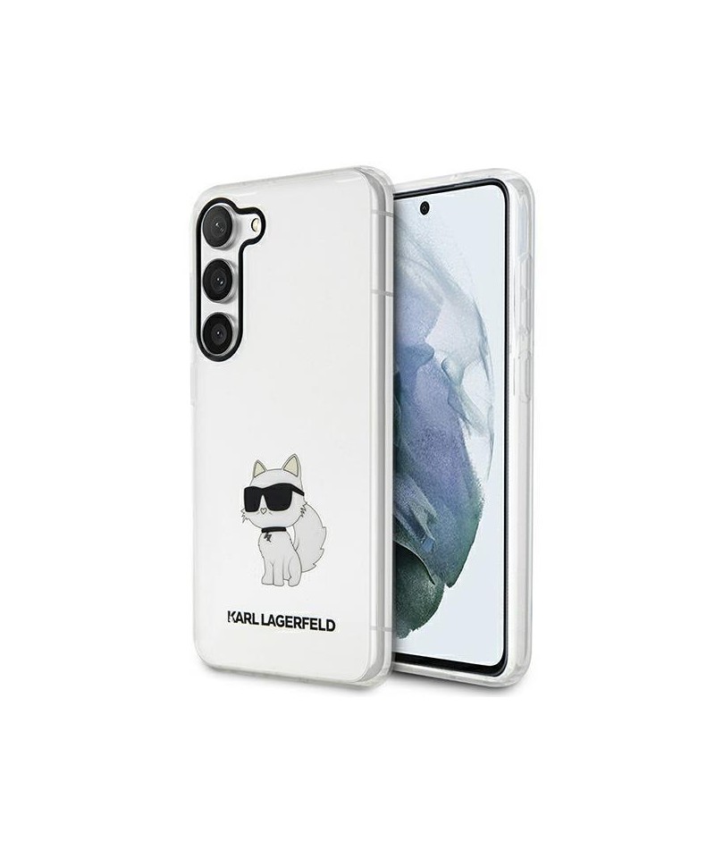 Karl Lagerfeld KLHCS23MHNCHTCT S23+ S916 transparent hardcase Ikonik Choupette