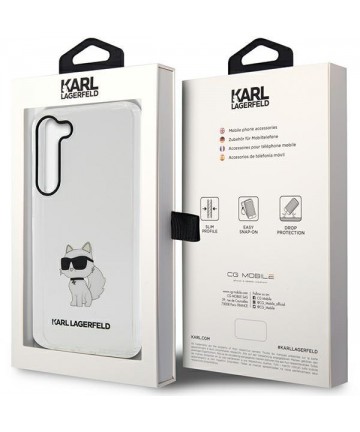 Karl Lagerfeld KLHCS23MHNCHTCT S23+ S916 transparent hardcase Ikonik Choupette