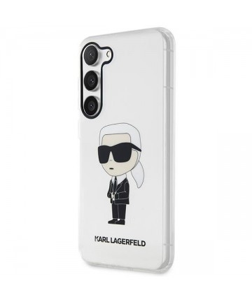 Karl Lagerfeld KLHCS23MHNIKTCT S23+ S916 transparent hardcase Ikonik Karl Lagerfeld