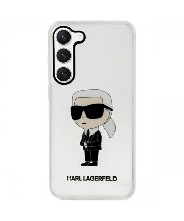Karl Lagerfeld KLHCS23MHNIKTCT S23+ S916 transparent hardcase Ikonik Karl Lagerfeld