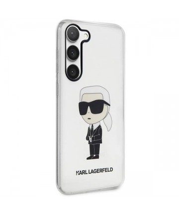 Karl Lagerfeld KLHCS23MHNIKTCT S23+ S916 transparent hardcase Ikonik Karl Lagerfeld