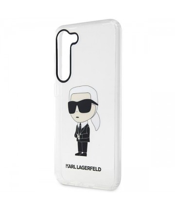 Karl Lagerfeld KLHCS23MHNIKTCT S23+ S916 transparent hardcase Ikonik Karl Lagerfeld