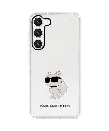 Karl Lagerfeld KLHCS23SHNCHTCT S23 S911 transparent hardcase Ikonik Choupette