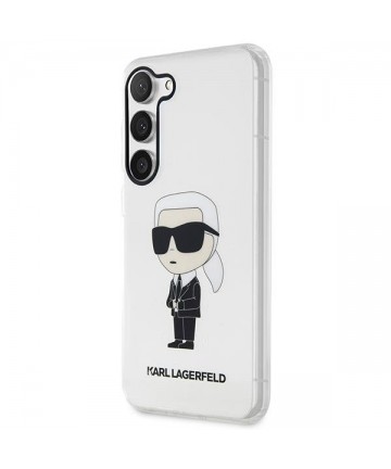 Karl Lagerfeld KLHCS23SHNIKTCT S23 S911 transparent hardcase Ikonik Karl Lagerfeld