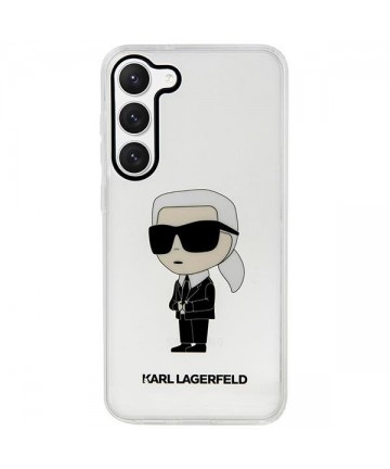 Karl Lagerfeld KLHCS23SHNIKTCT S23 S911 transparent hardcase Ikonik Karl Lagerfeld