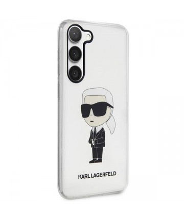 Karl Lagerfeld KLHCS23SHNIKTCT S23 S911 transparent hardcase Ikonik Karl Lagerfeld