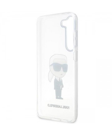 Karl Lagerfeld KLHCS23SHNIKTCT S23 S911 transparent hardcase Ikonik Karl Lagerfeld