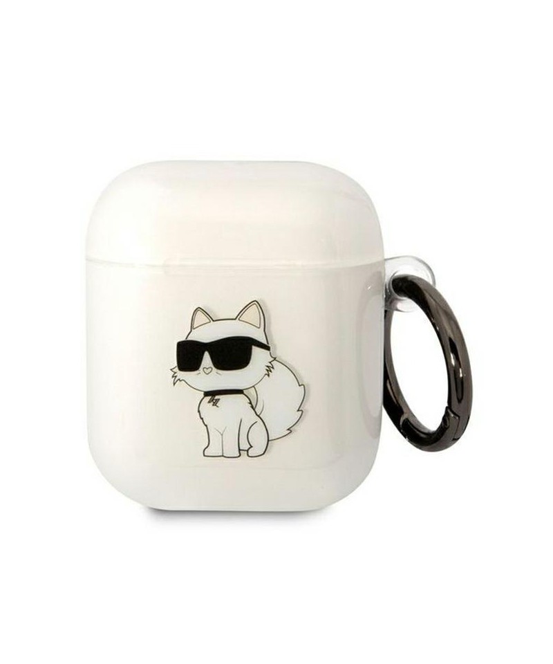 Karl Lagerfeld KLA2HNCHTCT Airpods 1/2 cover transparent Ikonik Choupette