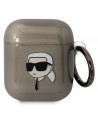 Karl Lagerfeld KLA2HNIKTCK AirPods 1/2 cover black/black Karl`s Head