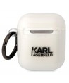 Karl Lagerfeld KLA2HNIKTCT AirPods 1/2 cover transparent Karl`s Head