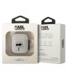 Karl Lagerfeld KLA2HNIKTCT AirPods 1/2 cover transparent Karl`s Head