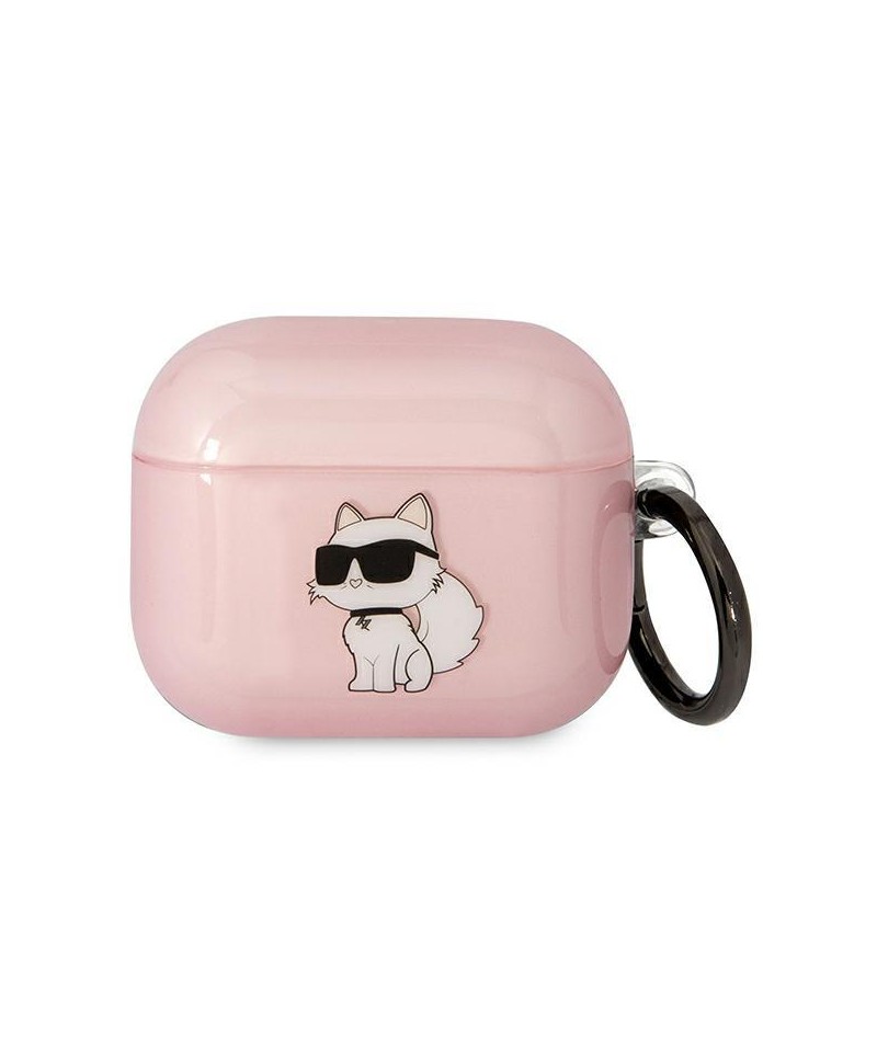 Karl Lagerfeld KLA3HNCHTCP Airpods 3 cover pink/pink Ikonik Choupette