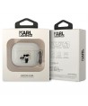 Karl Lagerfeld KLA3HNKCTGT Airpods 3 cover transparent Gliter Karl&Choupette