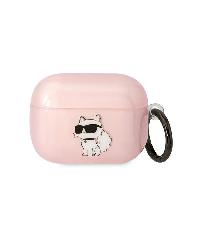 Karl Lagerfeld KLAPHNCHTCP Airpods Pro cover pink/pink Ikonik Choupette