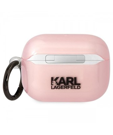 Karl Lagerfeld KLAPHNCHTCP Airpods Pro cover pink/pink Ikonik Choupette