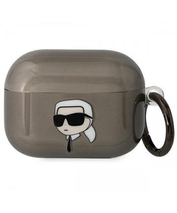 Karl Lagerfeld KLAPHNIKTCK AirPods Pro cover black/black Karl's Head