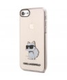 Karl Lagerfeld KLHCI8HNCHTCP iPhone 7/8/ SE 2020 / SE 2022 pink/pink hardcase Ikonik Choupette