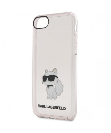 Karl Lagerfeld KLHCI8HNCHTCP iPhone 7/8/ SE 2020 / SE 2022 pink/pink hardcase Ikonik Choupette